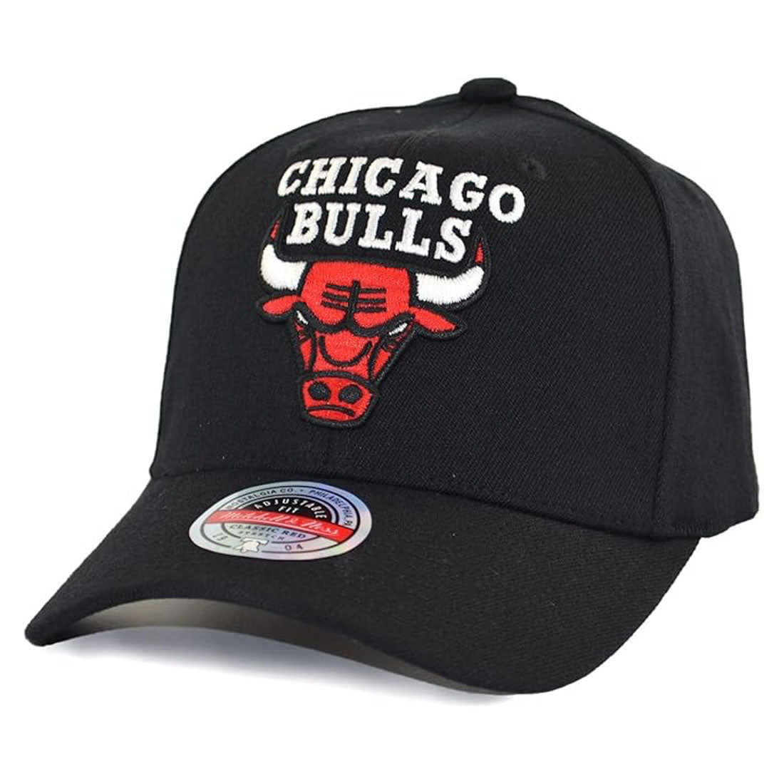 Mitchell & Ness Chicago Bulls Black Snapback Cap
