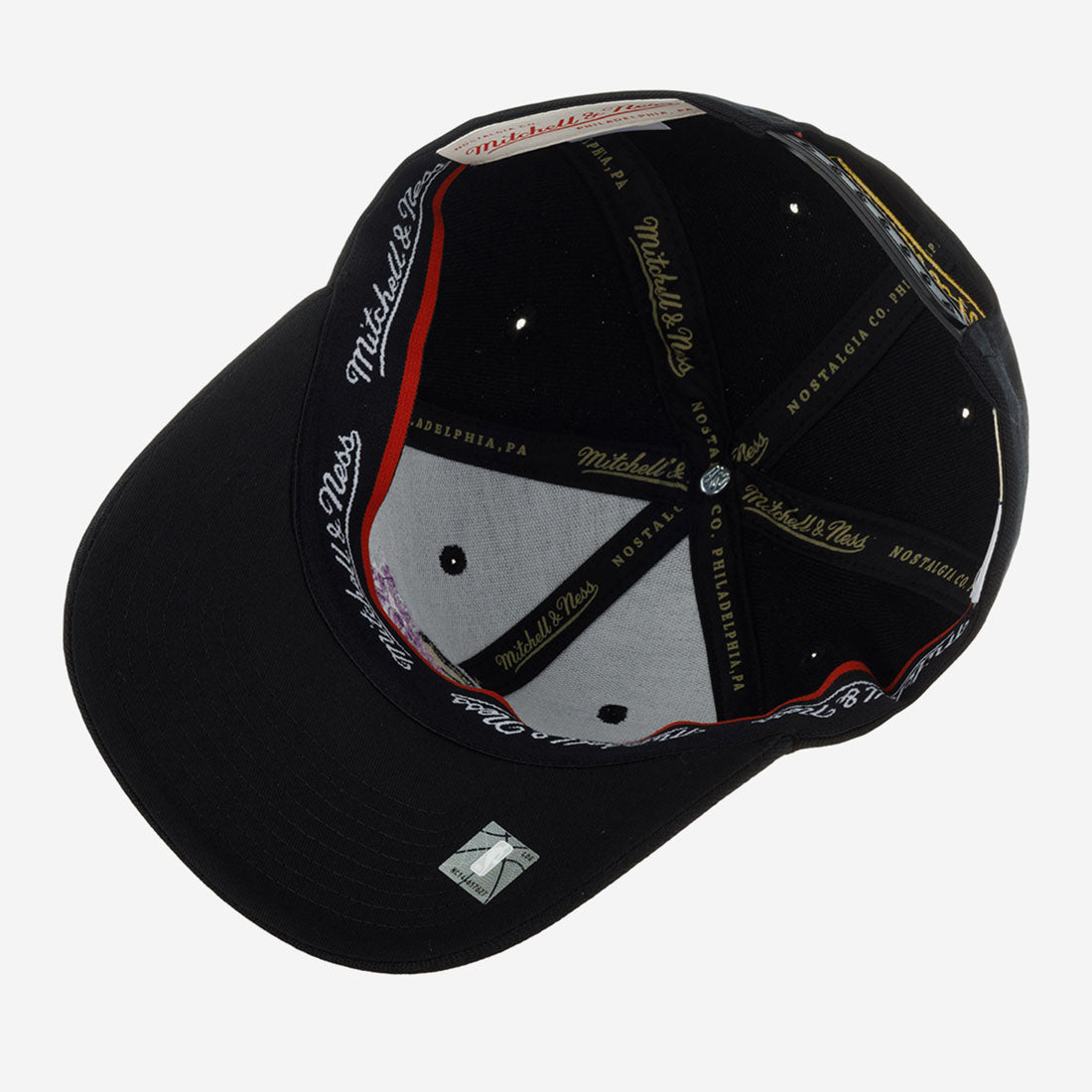 Mitchell & Ness LA Los Angeles Lakers Black Snapback Cap