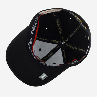 Mitchell & Ness LA Los Angeles Lakers Black Snapback Cap