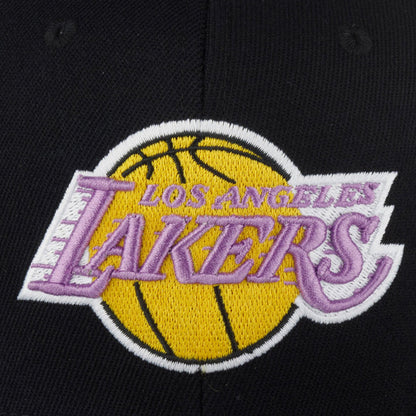 Mitchell & Ness LA Los Angeles Lakers Black Snapback Cap