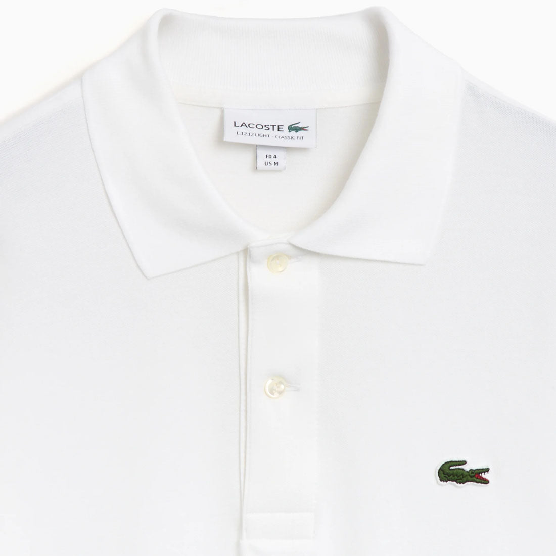 Lacoste Classic Fit Men's White Polo Shirt