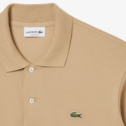Lacoste Men's Classic Polo Shirt Beige Cotton