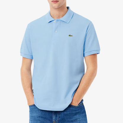 Lacoste Men's Classic Polo Shirt Pale Blue Cotton