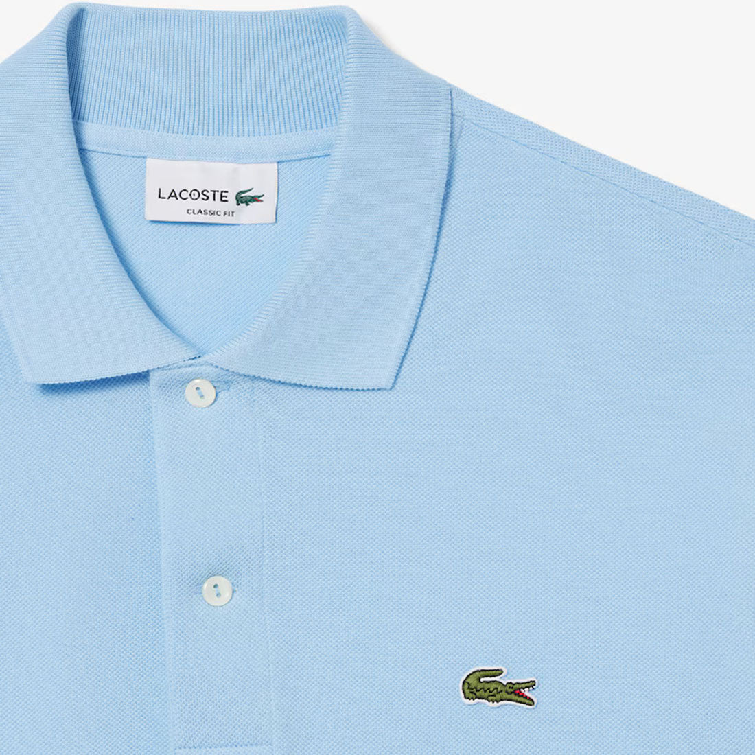 Lacoste Men's Classic Polo Shirt Pale Blue Cotton