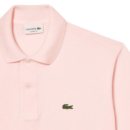 Lacoste Classic Fit Men's Pink Polo Shirt