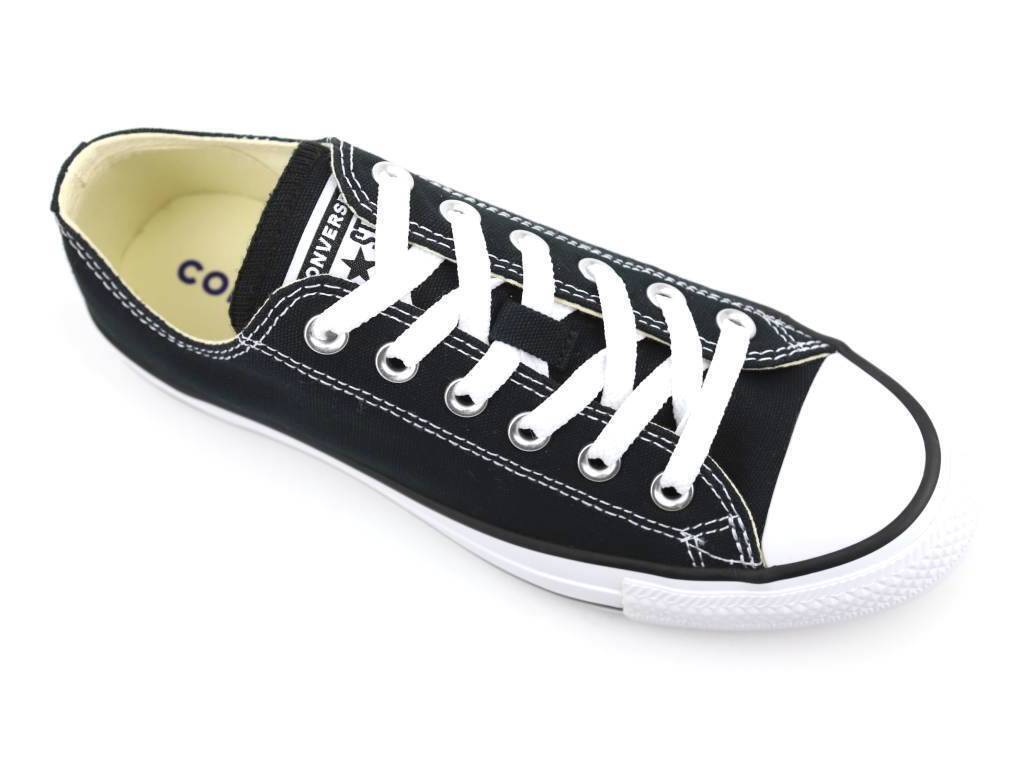 Converse Chuck Taylor Unisex Optical Black Canvas Trainers