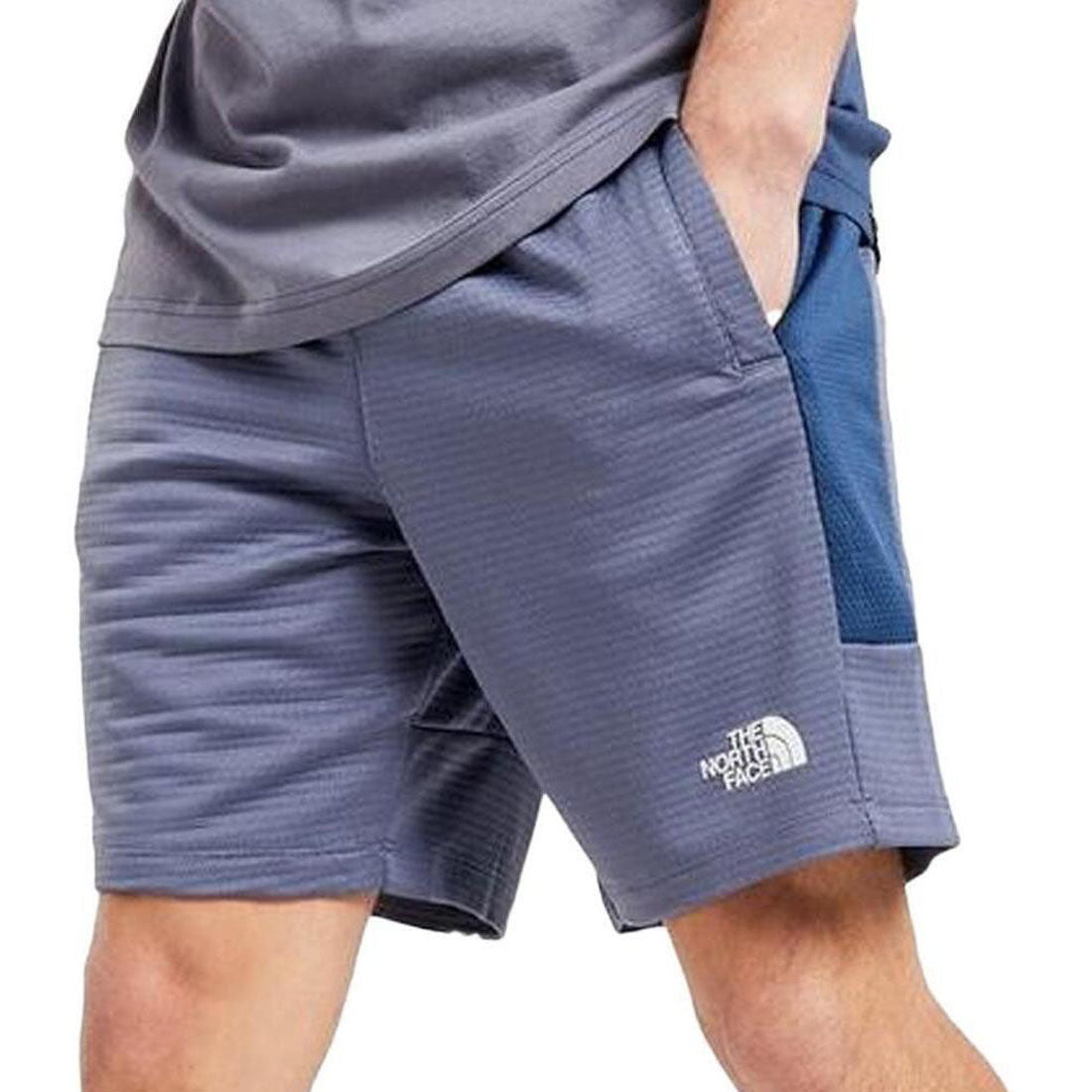 The North Face Men's Mountain Athletics Fleece Shorts Blue