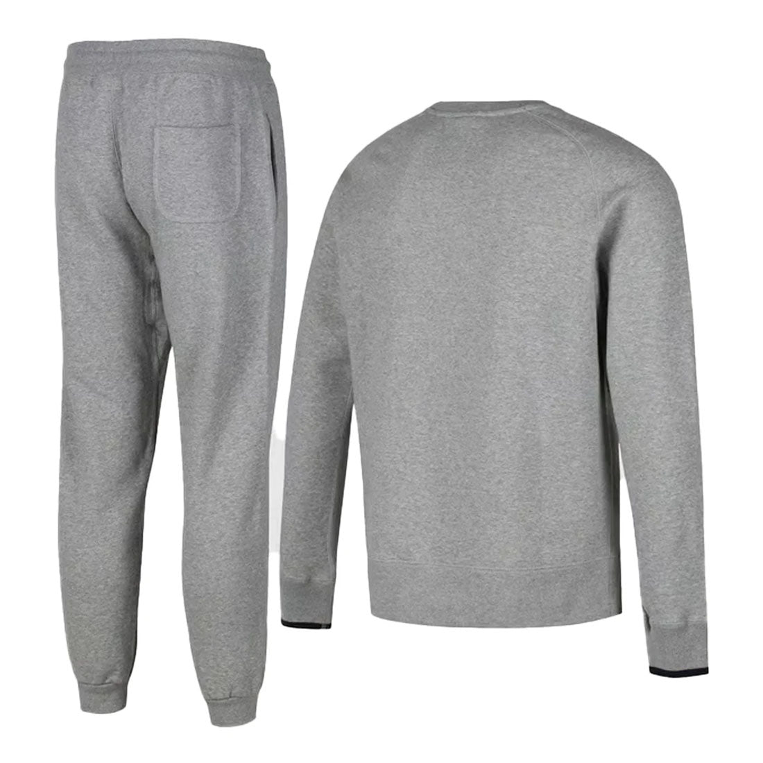 Nike Air Fleece Grey AW77 Men's Crew Neck Full Tracksuit