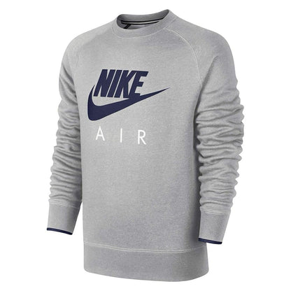 Nike Air Fleece Grey AW77 Men's Crew Neck Full Tracksuit