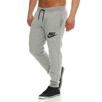 Nike Air Fleece Grey AW77 Men's Crew Neck Full Tracksuit