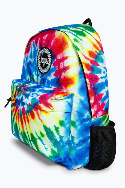 Hype Iconic Hippy Rainbow Backpack Tie Dye Mesh