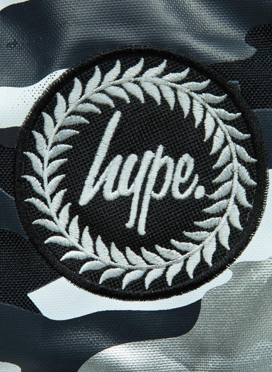 Hype Monochrome Camo 18 Litre Adjustable School Backpack With Bottle Holder