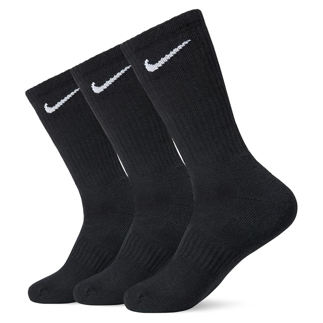 Nike Unisex Adults DRI Everyday Cotton Crew 3 Pack Of Socks