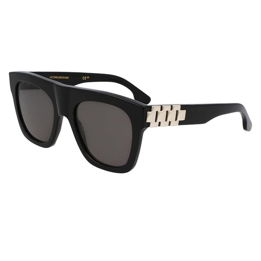 Victoria Beckham Women's Black Dark Grey Sunglasses