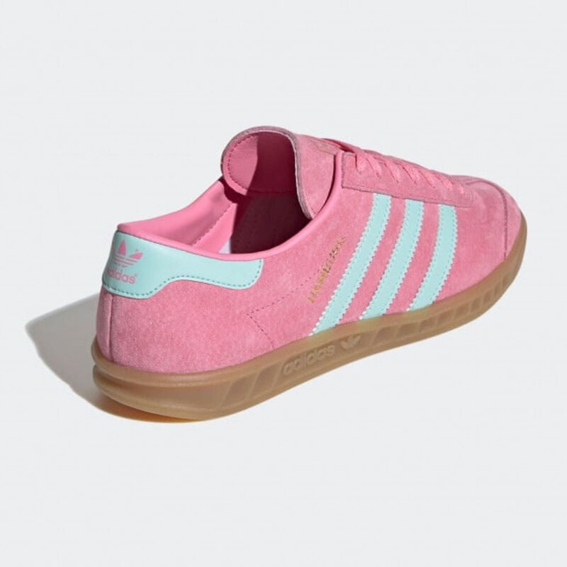 Adidas Originals Hamburg Ladies Trainers Bliss Pink Gum Womens Shoes