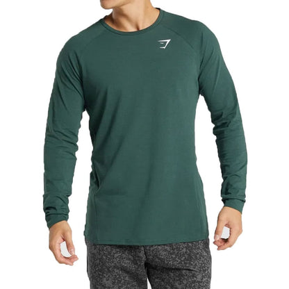 Gymshark Critical 2.0 Mens Green Long Sleeved Top