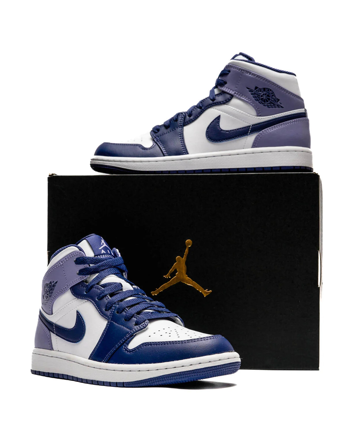 Nike Air Jordan 1 Mid Retro Sky Purple Mens Trainers