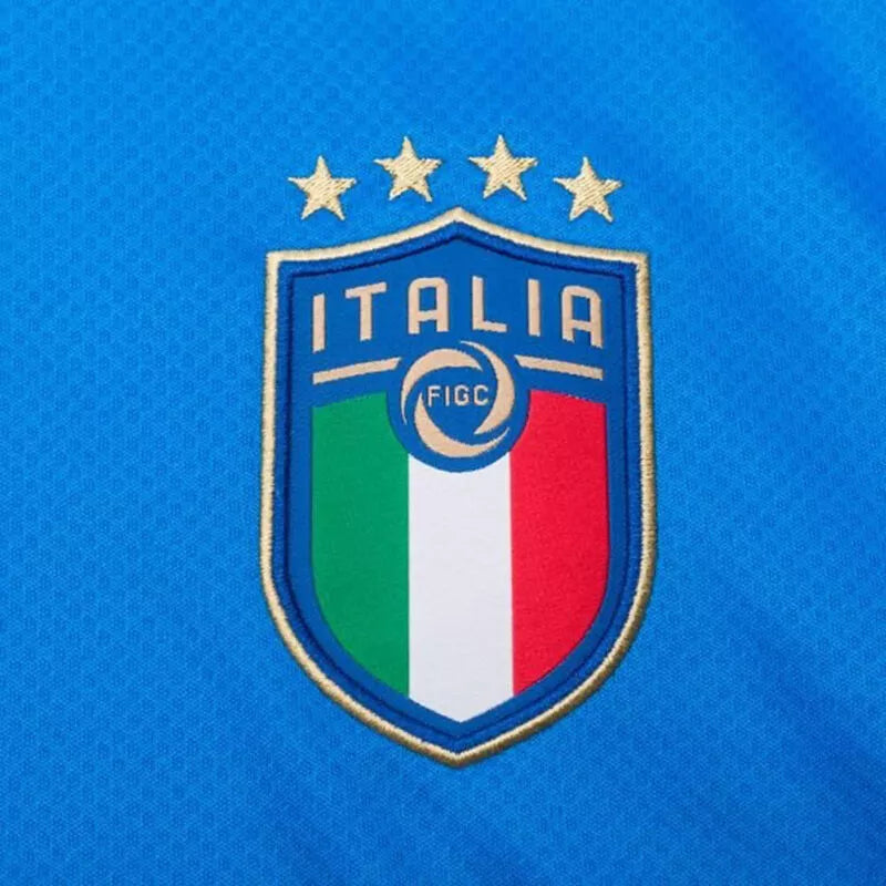 PUMA Italy FIGC Kids Blue Football Home Shirt 2022 2023 image 8