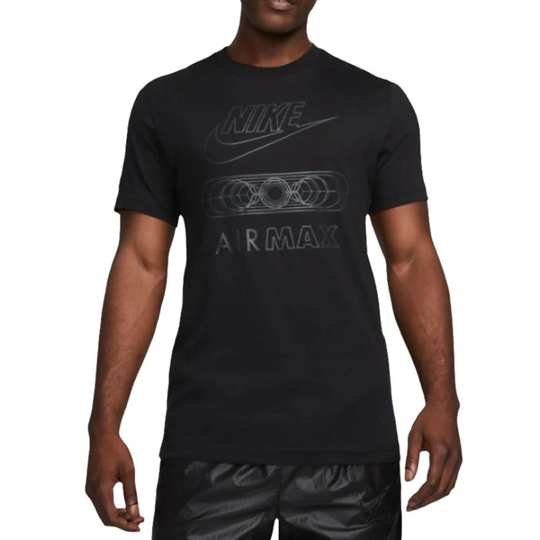 Nike Men's NSW Tonal Air Max T-Shirt Black Cotton