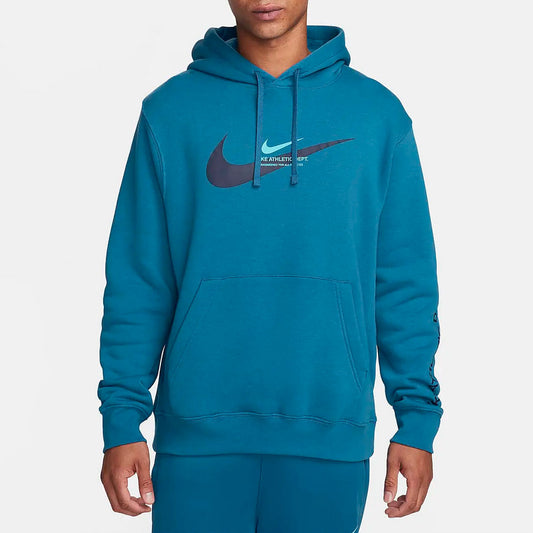 Nike Standard Issue Fleece Athletic Men's Blue Hoodie