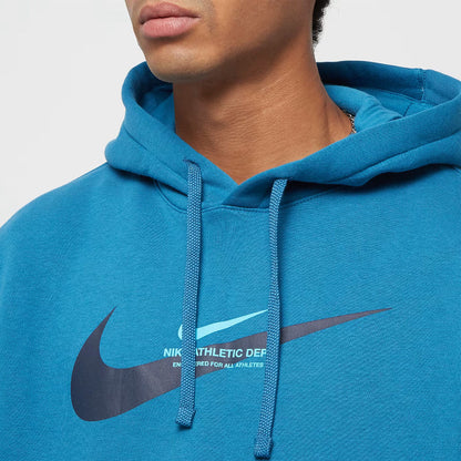 Nike Standard Issue Fleece Athletic Men's Blue Hoodie