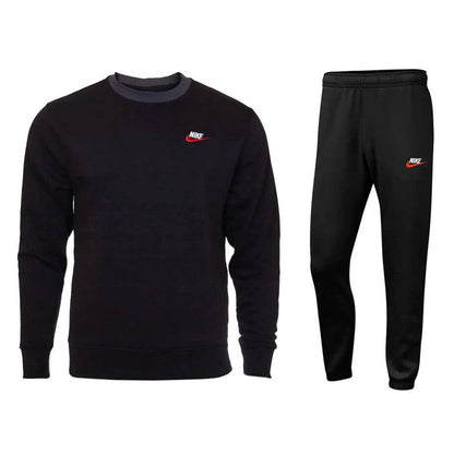 Sportswear Tracksuit Nike Round Neck Tracksuit Crew Neck Grey Nike