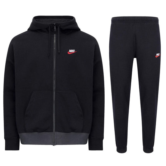 Nike Sportswear NSW Club Fleece Mens Black Full Tracksuit