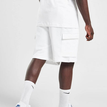 Nike Sportswear Men's White T Shirt Cargo Shorts Full Set