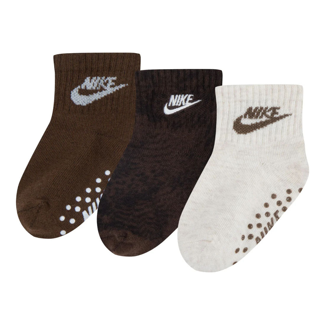 Nike Baby 3 Pack Grippy No Slip Socks 6-12 Months