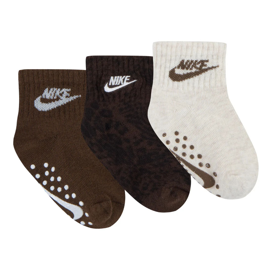 Nike Baby 3 Pack Grippy No Slip Socks 6-12 Months