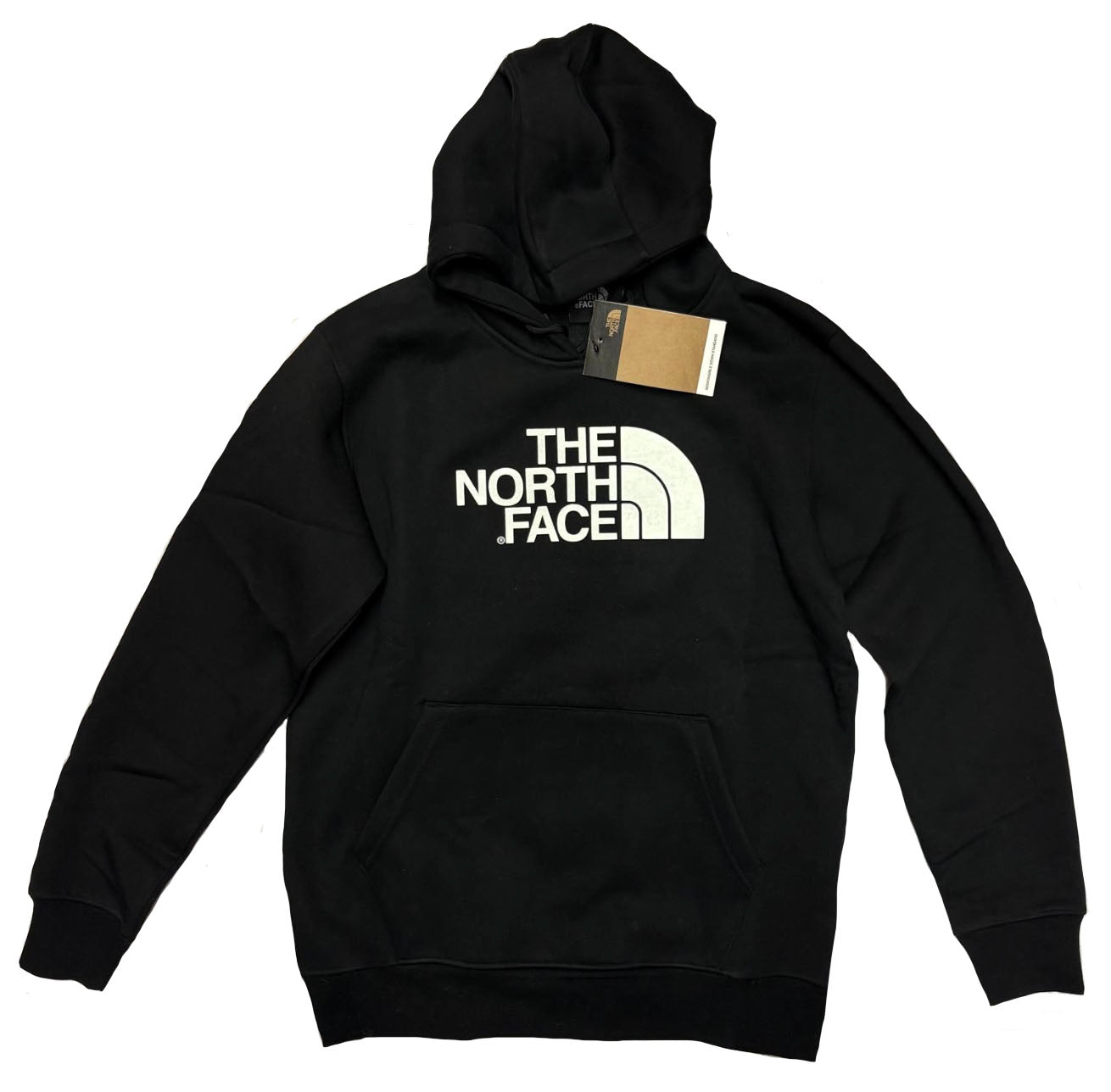 The North Face Men's Heavy Fleece Pullover Fitted Hoodie Black