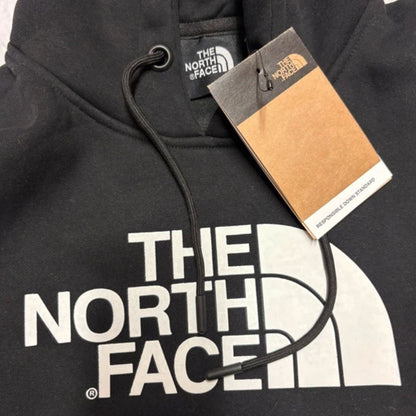 The North Face Men's Heavy Fleece Pullover Fitted Hoodie Black