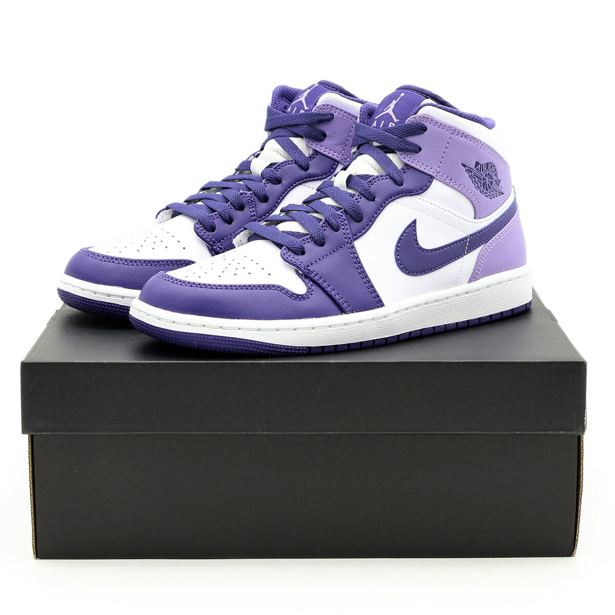 Nike Air Jordan 1 Mid Retro Sky Purple Mens Trainers