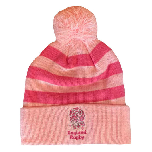 England Rugby Union RFU Pink Girls Beanie Hat