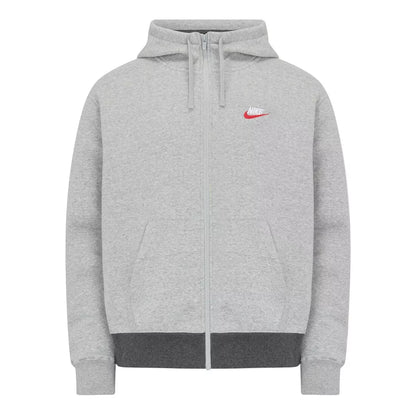 Nike Sportswear NSW Club Fleece Mens Grey Full Zip Tracksuit