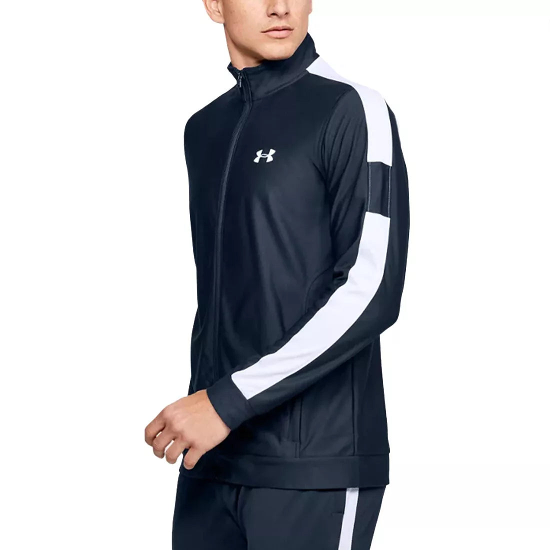 Under Armour Mens Track Twister Fitted Navy Fitted Jacket