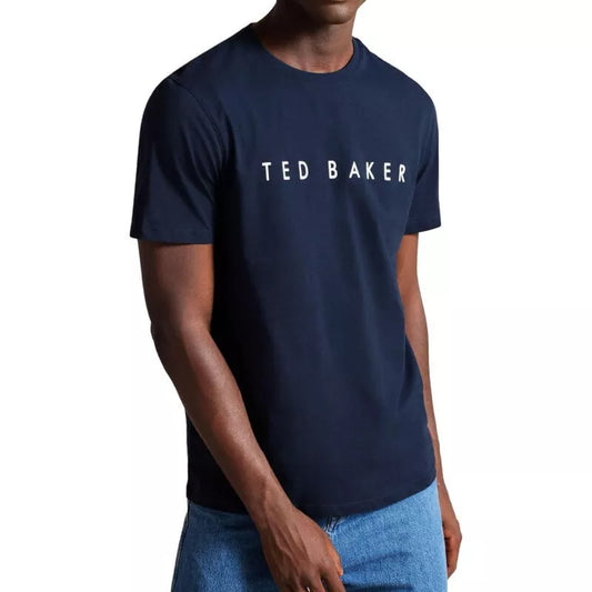 Ted Baker Mens Navy Broni Mens Short Sleeved T Shirt