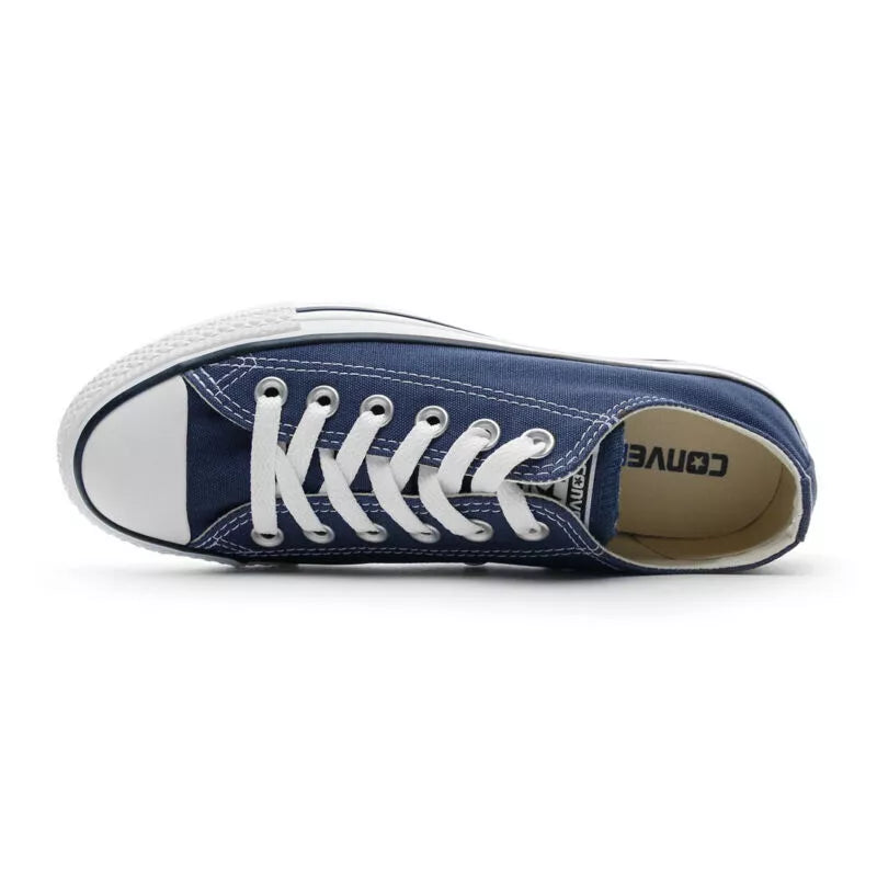 Converse Chuck Taylor Unisex Optical Navy Canvas Trainers