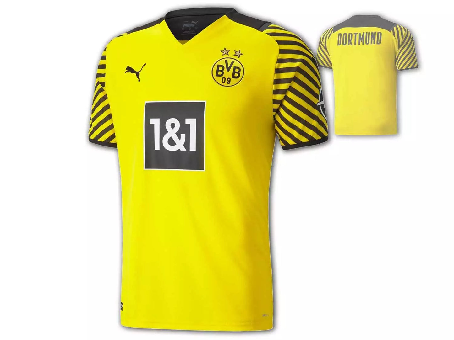 Borussia Dortmund BVB Mens Home Football Shirt 2021-22