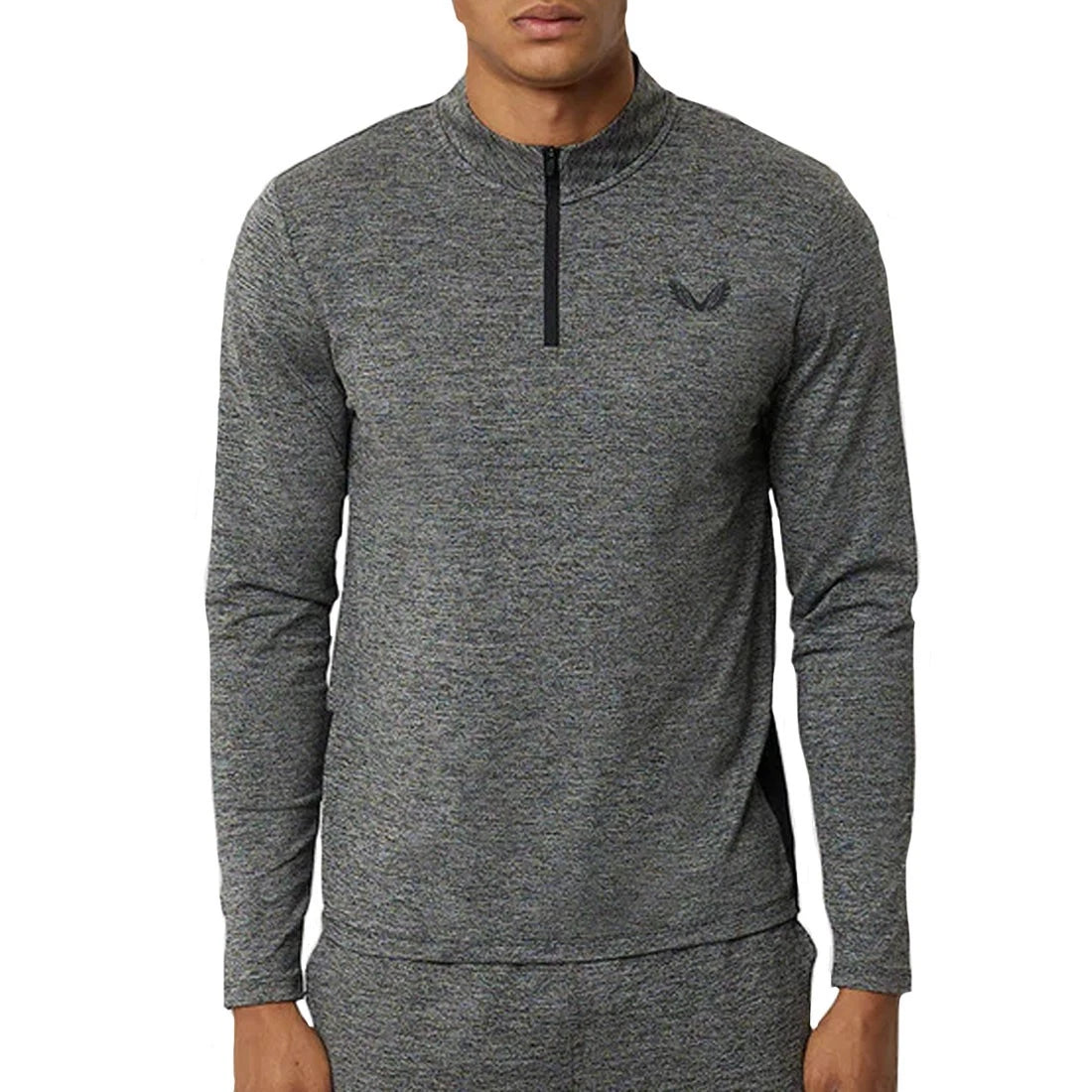 Castore Sharkskin Grey Marl Sports Training Men's 1/4 Zip Top