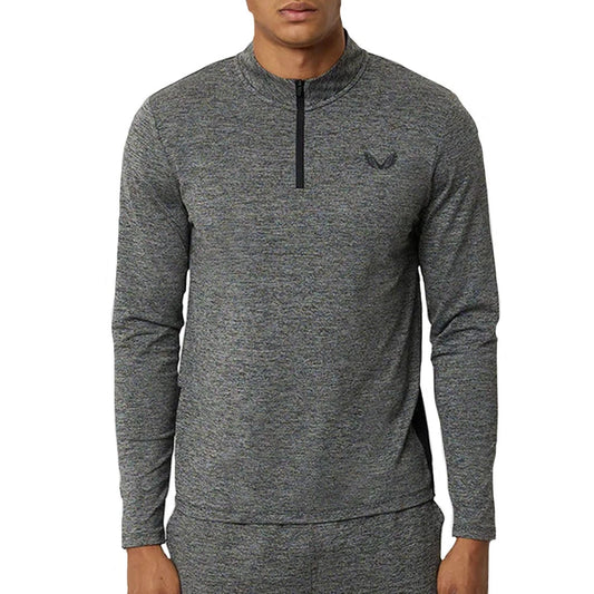 Castore Sharkskin Grey Marl Sports Training Men's 1/4 Zip Top