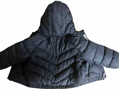 Nike Just Do It Infant Kids Black Warm Padded Jacket