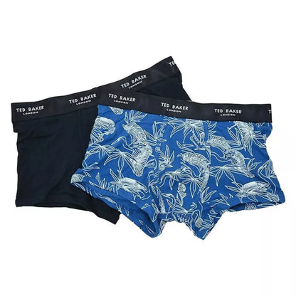 Ted Baker Boxer Shorts Mens 2 Pack Multi Assorted Cotton Trunks Underwear