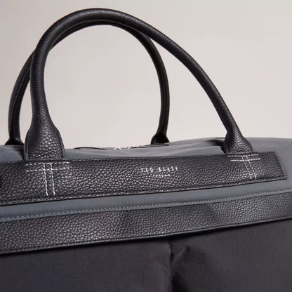 Ted Baker Plier Black Holdall Shoulder Strap Adjustable Weekend Bag