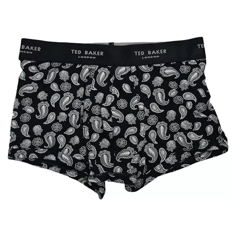 Ted Baker Boxer Shorts Mens 2 pack Claytt Navy Blue Cotton Trunks Underwear