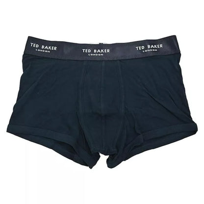 Ted Baker Boxer Shorts Mens 2 pack Claytt Navy Blue Cotton Trunks Underwear