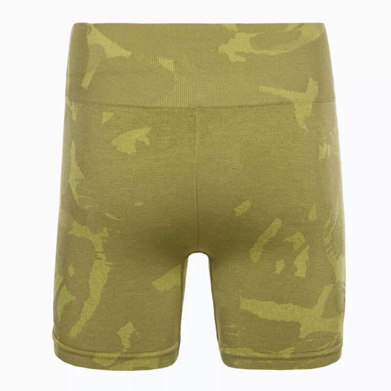 Gymshark Ladies Adapt Camo Seamless Green Shorts Gym Training High Waist