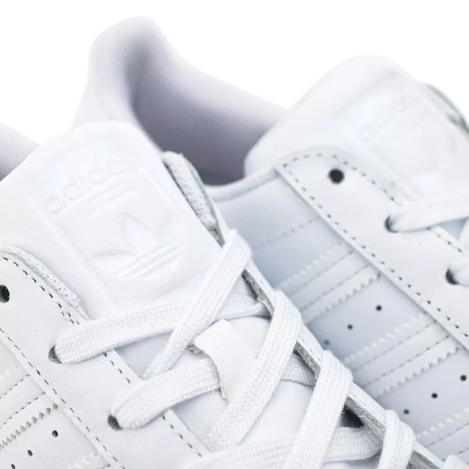 Adidas Superstar Junior Triple White Trainers Children's Lace Up Shoes