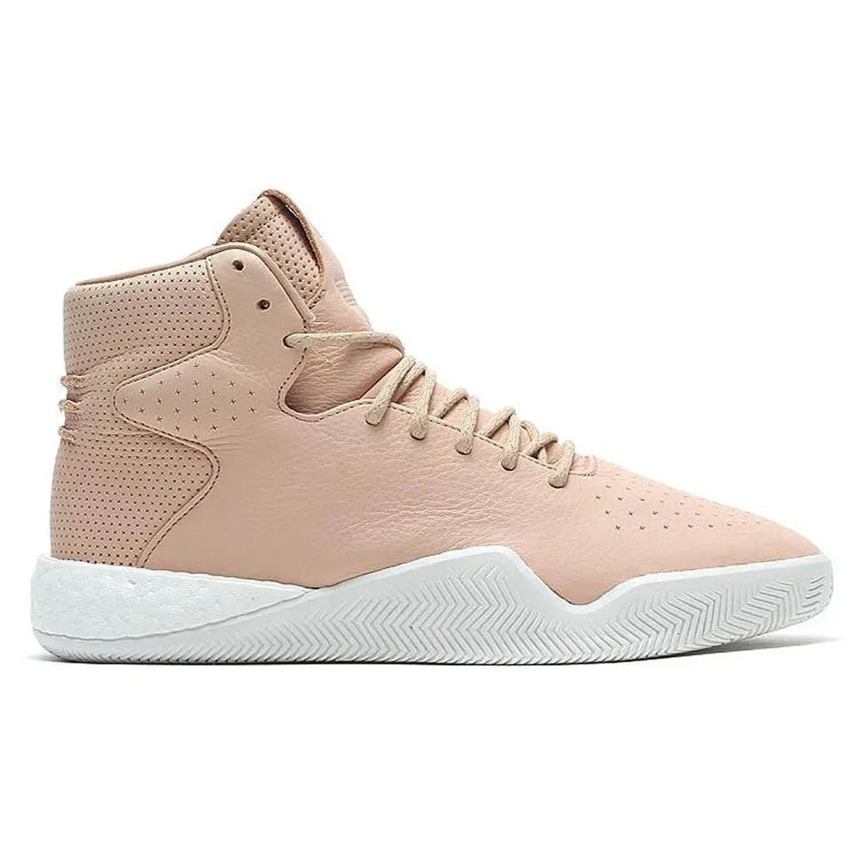 Adidas Originals Boys Hi Top Trainers Tubular Instinct Boost Leather Beige