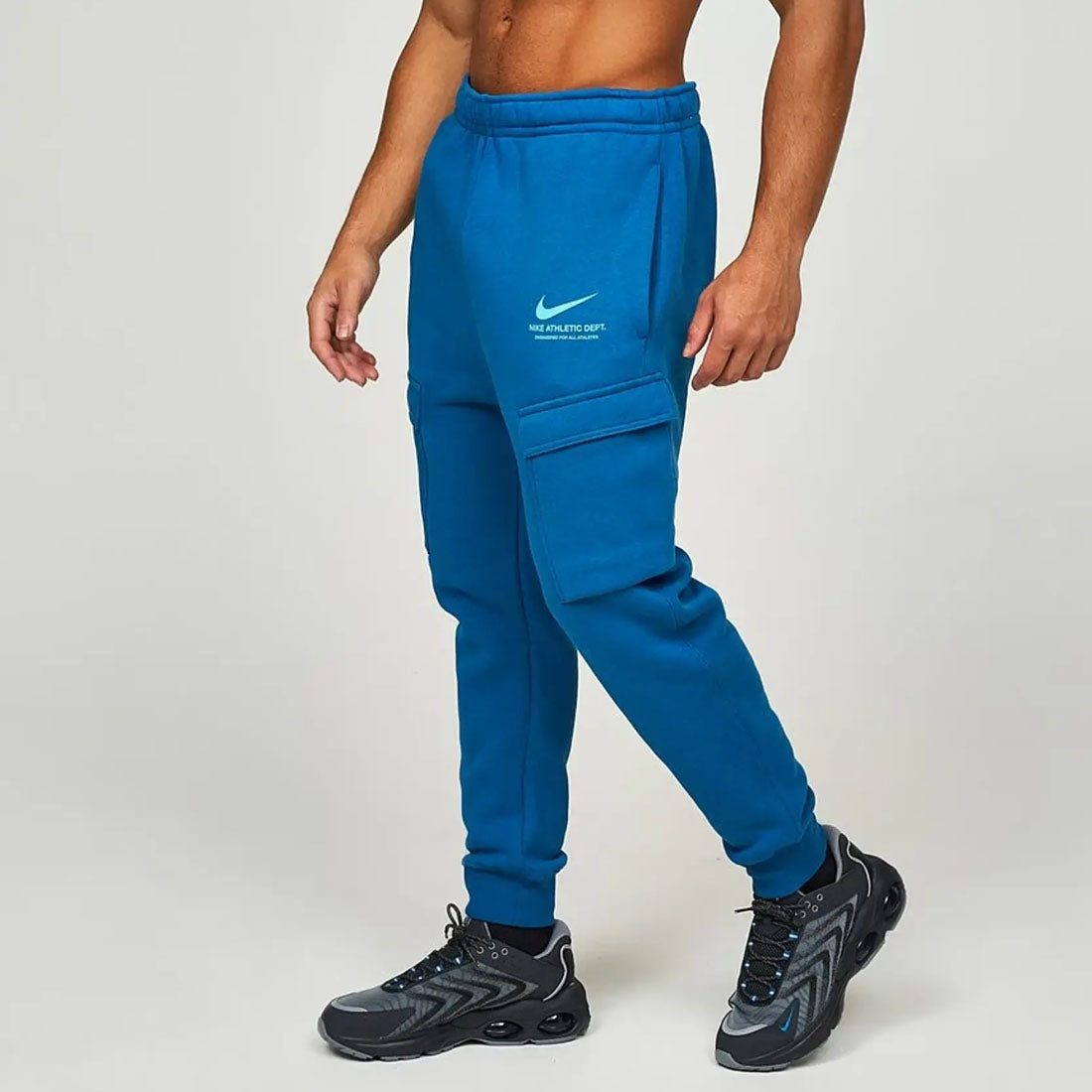 Nike Standard Issue Fleece Athletic Men's Blue Tracksuit